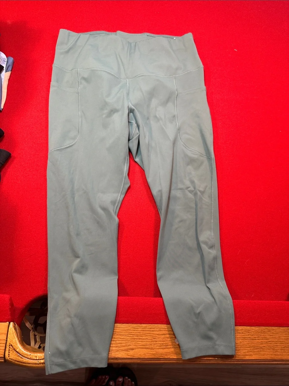 High-Waist Sage Green women Nike leggings
